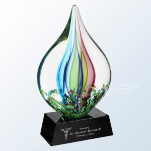 Engraved Art Glass Award