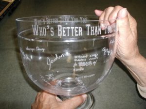 Engraved Bowl with Signatures 